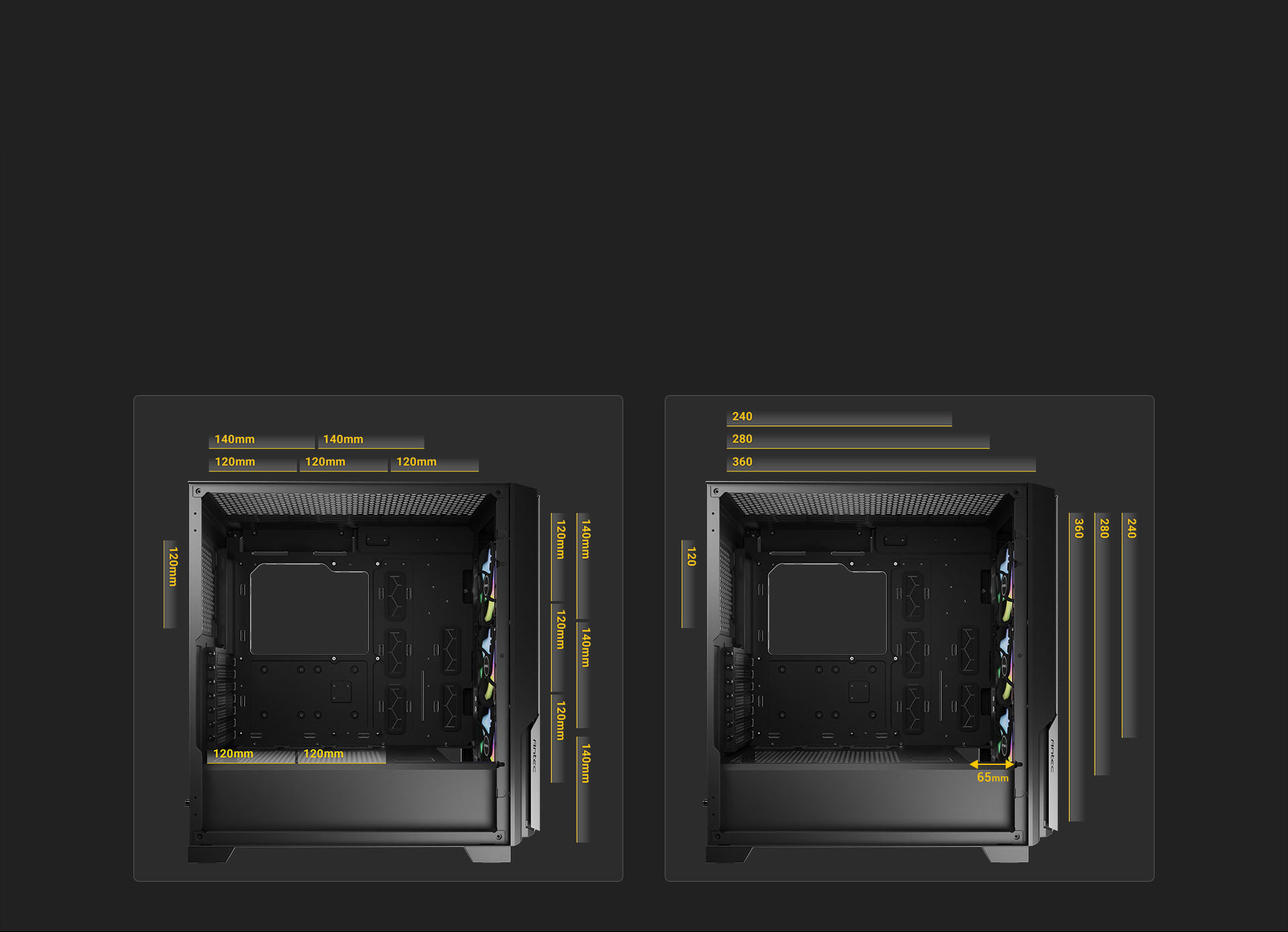 P20C ARGB Mid-Tower E-ATX Gaming Case